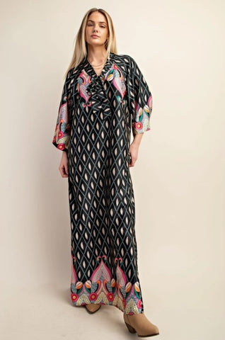 Lounge Maxi Dress | Black