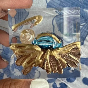 Baby Jesus Lucite Block