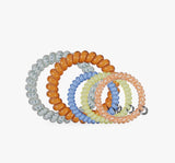 Beach Club | Mixed Spiral Hair Ties