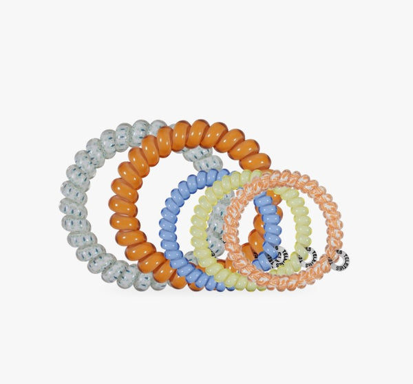 Beach Club | Mixed Spiral Hair Ties