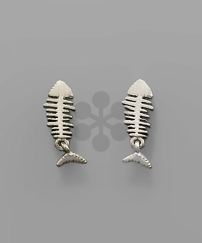 Fish Skeleton Studs