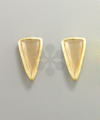 Stone Triangle Studs