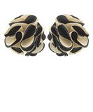 Two-Tone Flower Studs