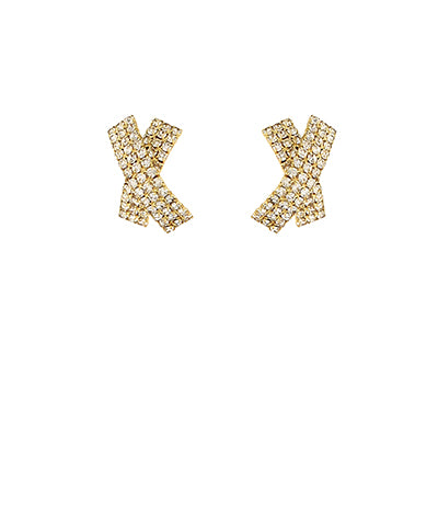 X Shape Earrings