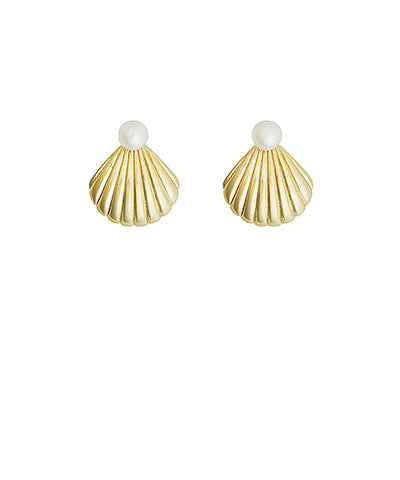 Shell & Pearl Earrings