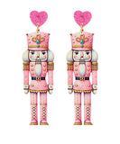 Christmas Nutcracker Acrylic Earrings