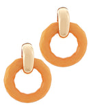 Door Knocker Acrylic Earrings