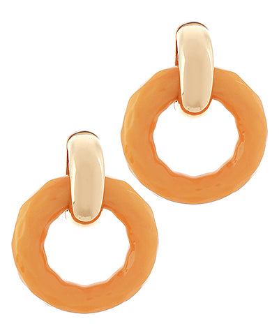 Door Knocker Acrylic Earrings