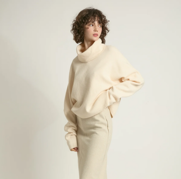 Dolman Funnelneck Pullover