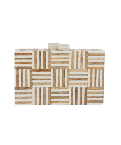 Woven Patterned Clutch