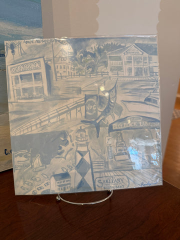 Crystal Coast Print By Frances Purvis
