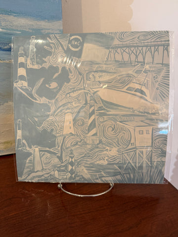NC Coast Print By Frances Purvis