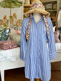 The Parker Dress - Aegean Stripe