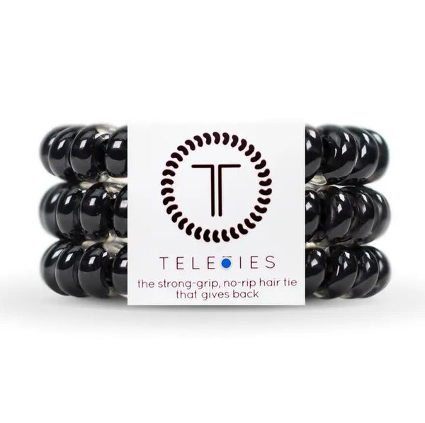 Jet Black | Large Hair Ties