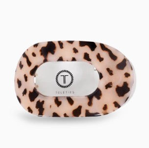 Blonde Tortoise | Large Round Flat Hair Clip