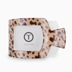 Blonde Tortoise | Large Square Flat Hair Clip