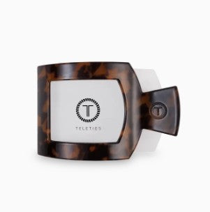 Tortoise | Medium Square Flat Hair Clip