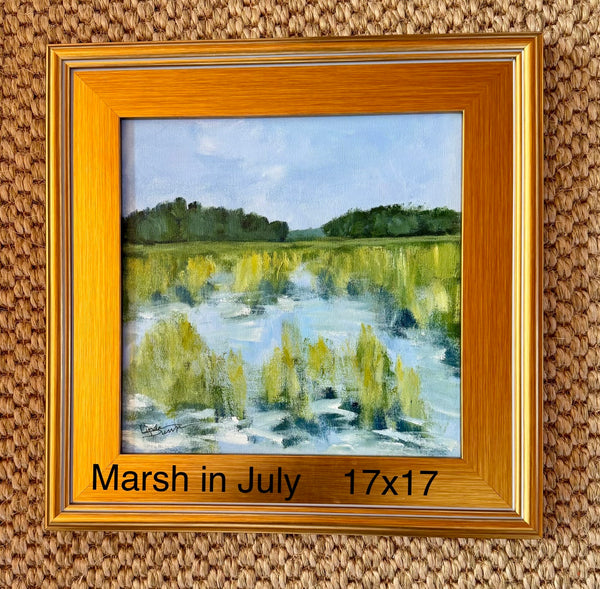 "Marsh in July" by Linda Dunn