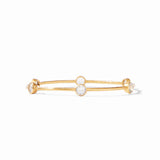 Milano Stone Bangle - Clear