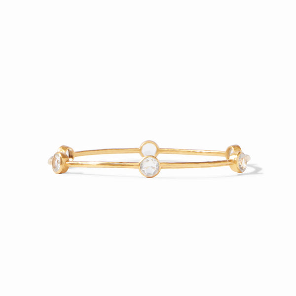 Milano Stone Bangle - Clear