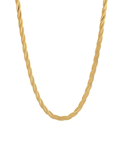 Twisted Herringbone Chain Necklace