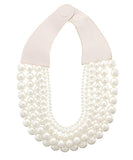 Multi Metal Beads Magnetic Clasp Necklace