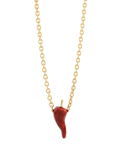 Red Pepper Pendant Necklace