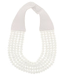 Faceted Cut Glass Bead Layered Necklace