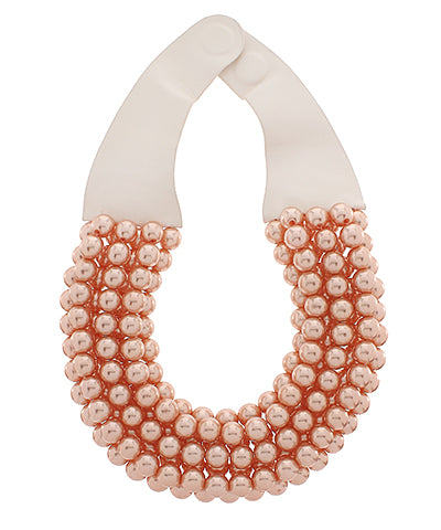 Pearl Bead Multi Layered Necklace