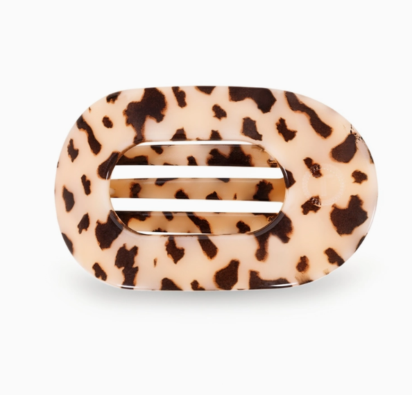 Blonde Tortoise | Small Round Flat Hair Clip