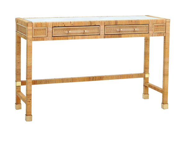 Lilly Rattan Desk