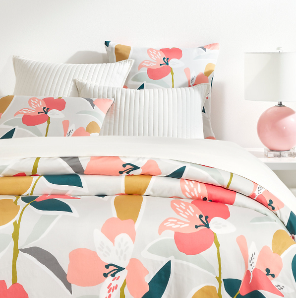 Pine Cone Hill :: Lilium Multi Duvet Cover