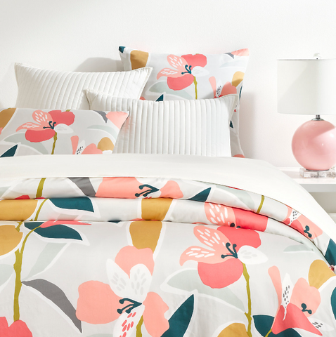Pine Cone Hill :: Lilium Multi Duvet Cover