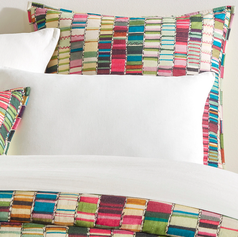 Pine Cone Hill :: Penelope Stripe Multi Coverlet Sham