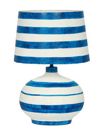 Oakleaf Striped Table Lamp