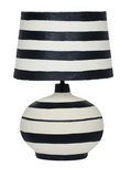Oakleaf Striped Table Lamp