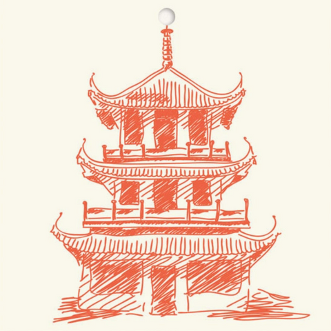 Pagoda Gift Tags