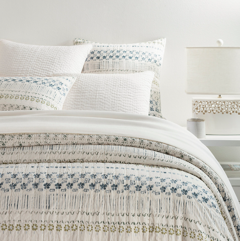 Pine Cone Hill :: Hawthorn Neutral Coverlet Collection