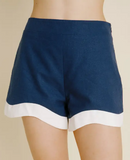 Wave Hem Shorts