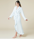 Ruffle Chenille Robe - 51" Length