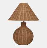 Woven Rattan Table Lamp