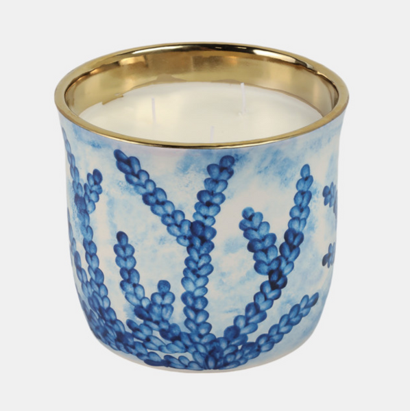 Sage & Sea Salt Coral Candle