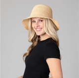 Sand Dollar Crotchet Raffia Bucket Hat