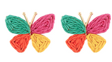 Raffia Butterfly Earring