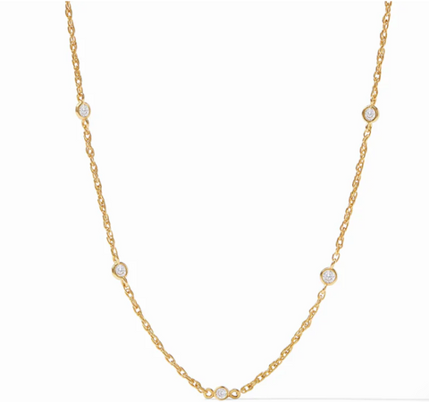 Julie Vos Celeste Delicate Station Necklace