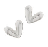 Puffy Heart Earrings