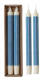 Vertical Striped Taper Candles