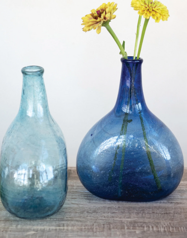 Hand Blown Glass Vase