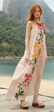 Pink One Shoulder Maxi Dress