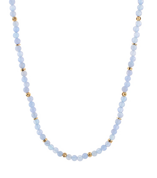 Semi Stone Beaded Necklace